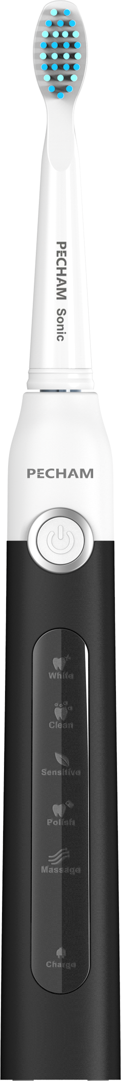 Звукова електрична зубна щітка PECHAM Black-White Travel