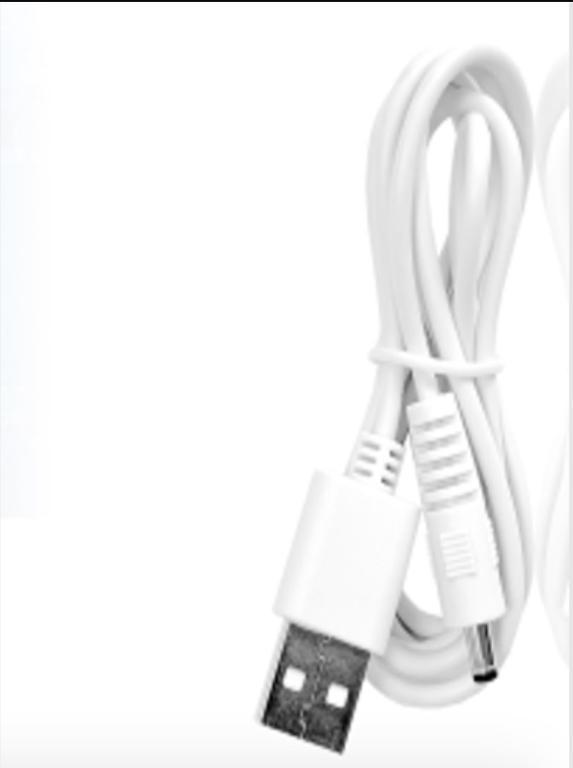Зарядний кабель до зубних щіток та іригаторів Pecham білий