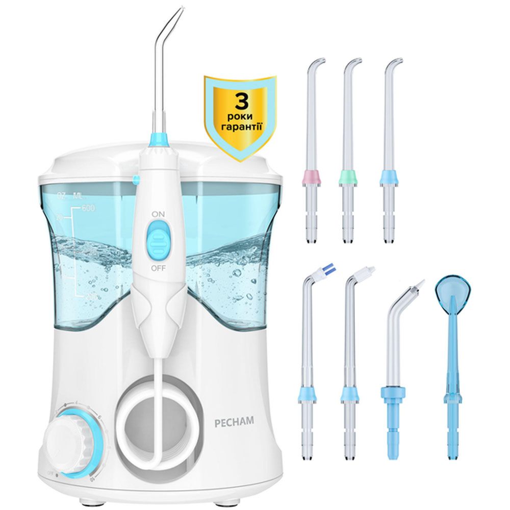 Іригатор PECHAM Professional White Edition + річний запас насадок